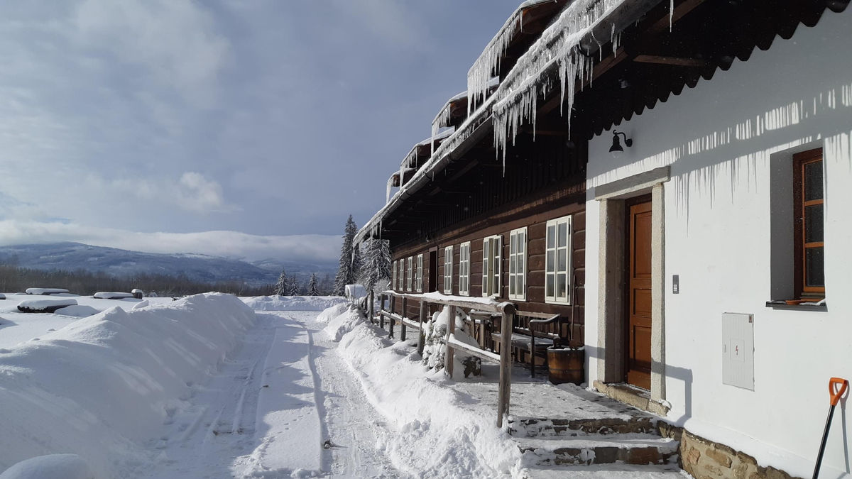 Šumava - chata Pustina