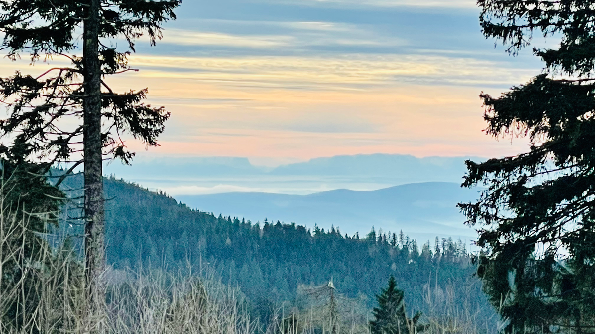 Läufer auf der bayerischen Seite von Šumava - die besten Strecken Okrouhlá um den bayerischen Rudy