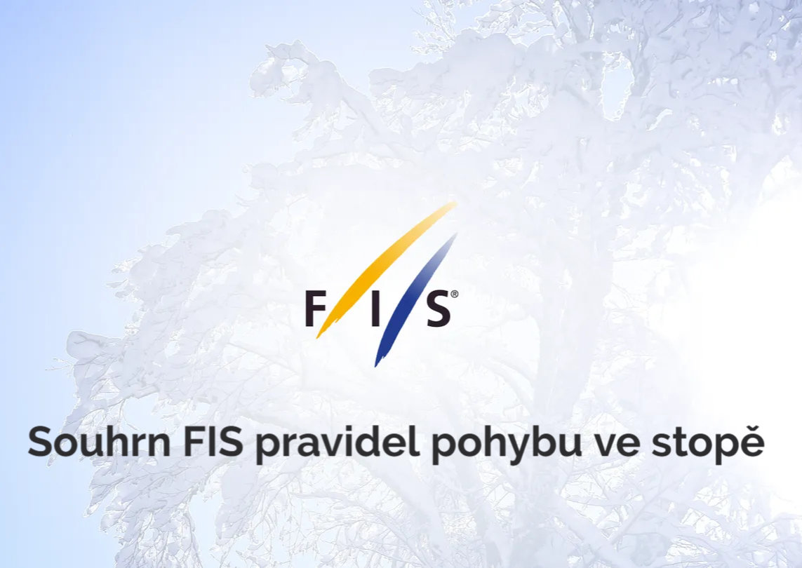 Das Regelwerk in der Strecke: "Verhaltenskodex FIS für Langlaufen."
