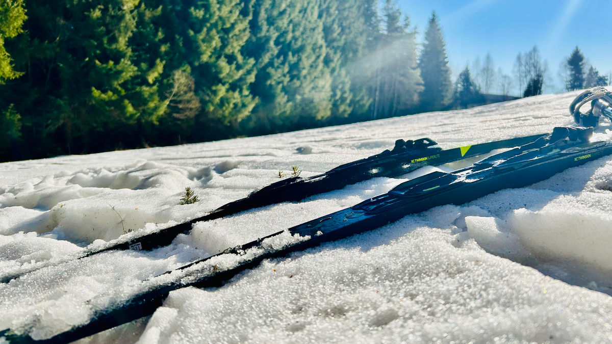 Modified track in Borová Lada, white track state